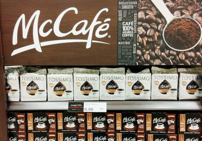 McCafe coffees at your local supermarket.