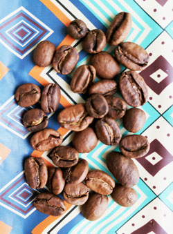 Yirgacheffe coffee beans