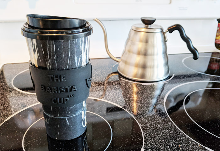 Barista Cup coffee maker in a cup