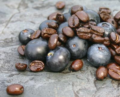 Coffee and Blueberries