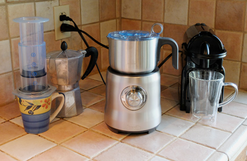 Review of the Breville Milk Café milk frother.