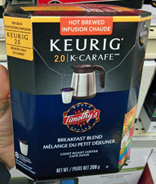 K-Carafe over-sized K-Cups for the Keurig 2.0