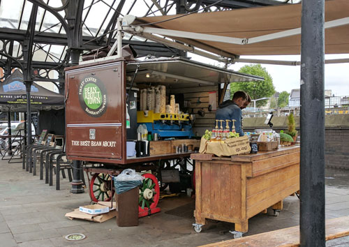 Coffee shop on wheels.