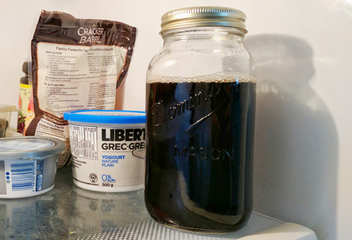 Keep cold coffee in the fridge.