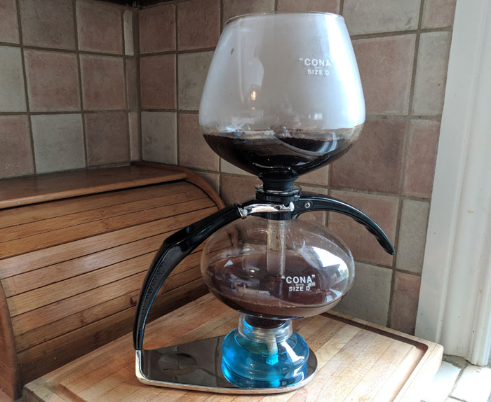 Our review of the Cona vacuum coffee maker