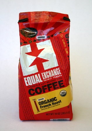 Organic French Roast coffee from Equal Exchange