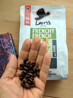 Frenchy French dark roasted coffee beans