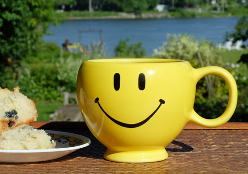 Smiley coffee mug