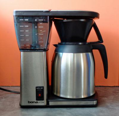 Our Bonavita coffee maker