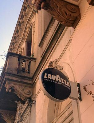 lavazza shop sign