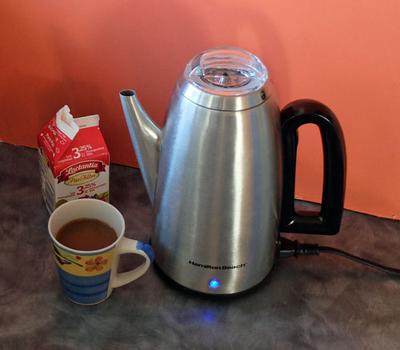 Old Fashioned Stove Top Coffee Percolator