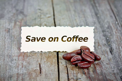 Save on the price of coffee