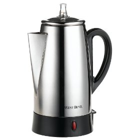 West Bend Coffee Maker - White