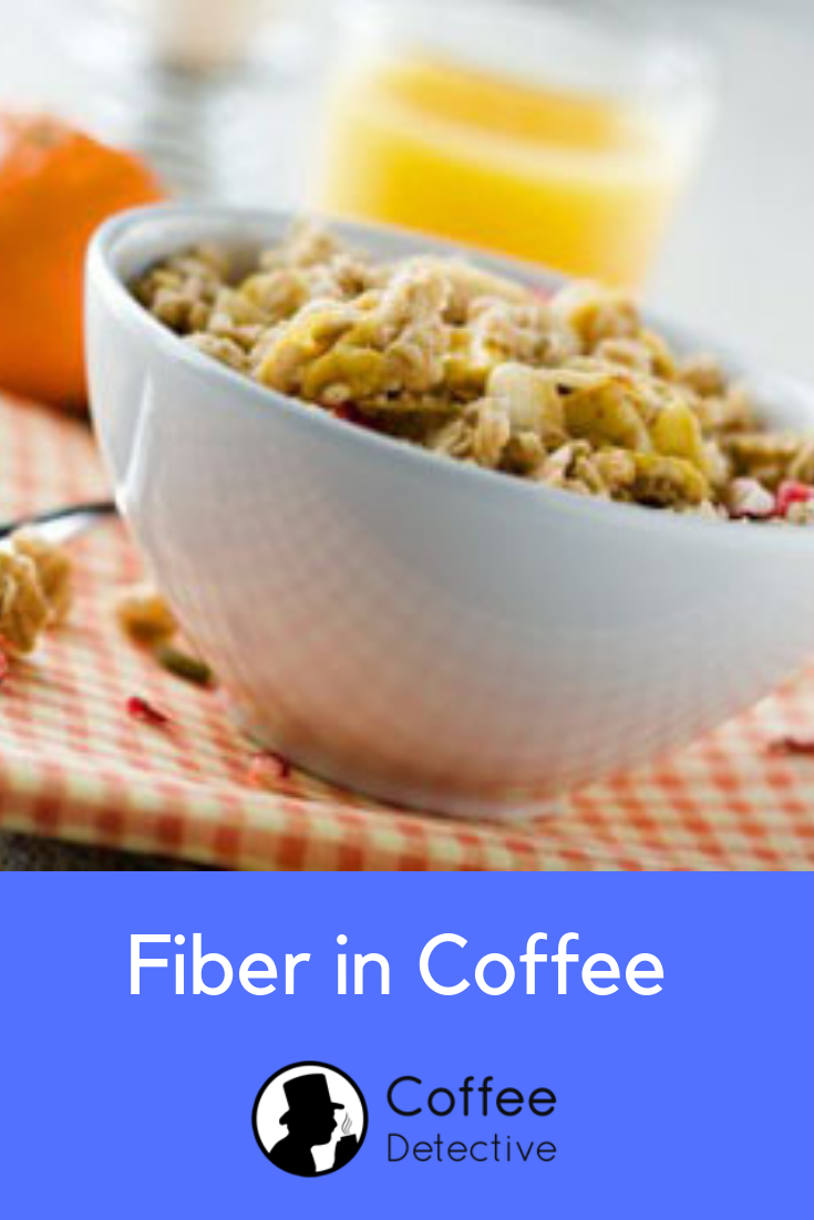 Soluble fiber in coffee