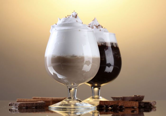 Alcoholic coffee drinks recipes for after-dinner treats. If you have the liqueurs and the coffee, we have the recipes.