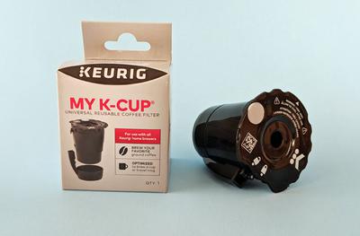 The MY K-CUP reusable coffee filter from Keurig.