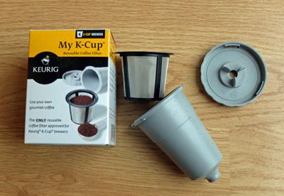 The My K-Cup reusable filter for Keurig brewers.