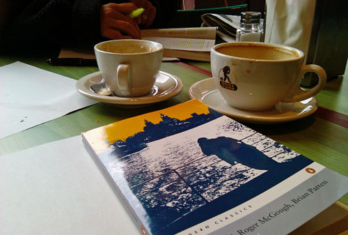 Coffee and poetry book