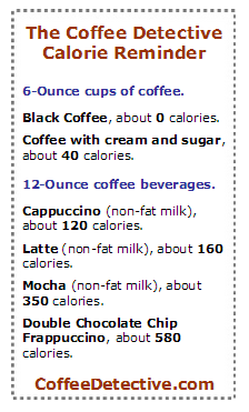 calories in coffee