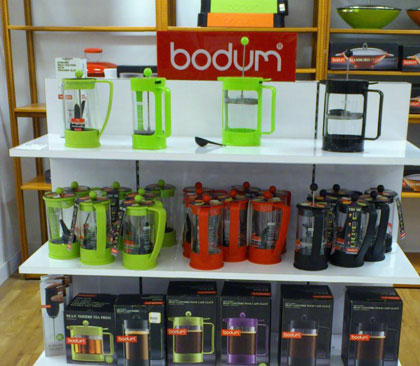 bodum french press in bright colors