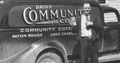 Community coffee delivery van