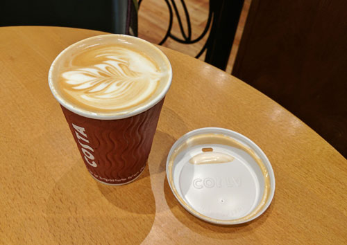 Flat White to go from Costa Coffee