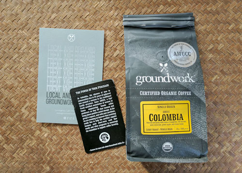 Groundwork Coffee AMUCC Colombia coffee