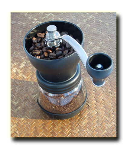 Hand coffee grinder