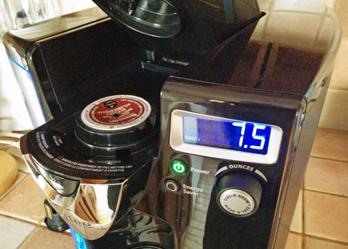 icoffee K-Cup brewer display