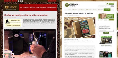 Successful Coffee Detective reviews.