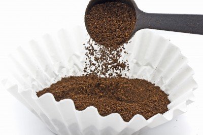 Using a paper coffee filter.