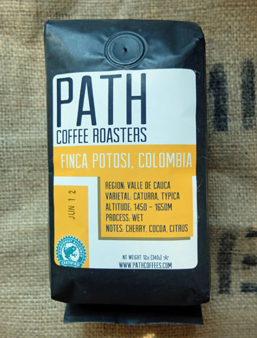 Our review of Colombian Finca Potosi coffee from Path Coffee Roasters