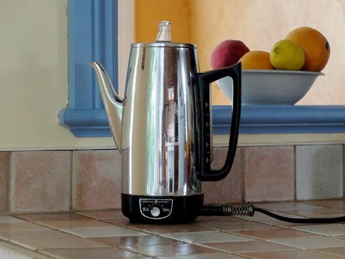 General Electric coffee percolator