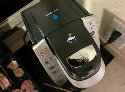 Water only in your Keurig brewer!