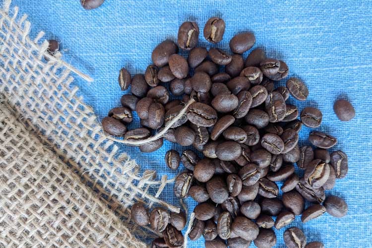 Medium roasted Bourbob coffee beans