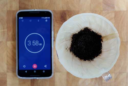 Coffee brew timer