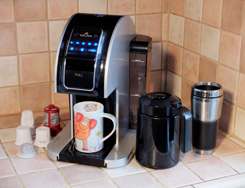 The Touch T526S single-serve brewer