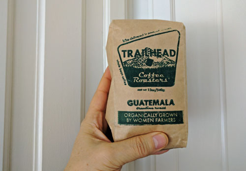 Guatemala coffee from Trailhead Coffee Roasters