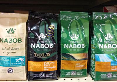 Nabob coffee. Pretty good coffee for a reasonable price.